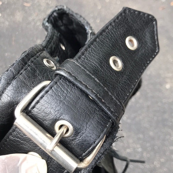 Silver Bike Lace Up Chaps- Womens XXS - Picture 13 of 14